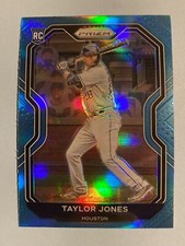 2021 Prizm Baseball Taylor Jones Carolina Blue Prizm Rookie RC Tier II Astros🔥