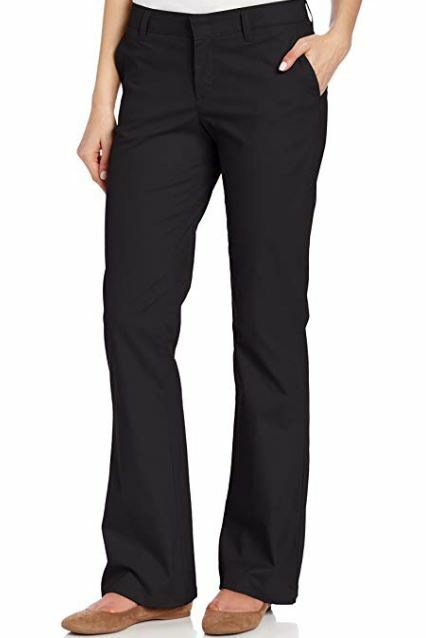 womens black dickie pants