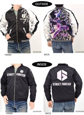 庄*人様 STREET FIGHTER JURI スカジャン Lサイズ 庄*人様 STREET FIGHTER JURI スカジャン Lサイズ 庄*人様 STREET