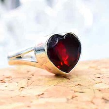 Heart Shape Boho Statement Ring925 Sterling Silver Band Handmade Ring All Size