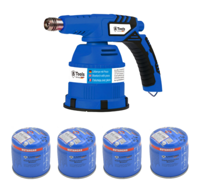 Lötlampe / Gaskartusche 190g Bunsenbrenner Gasbrenneraufsatz