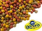 HERONS Koi Trio Pellets 3mm 6mm PREMIUM POND FISH FOOD GOLDFISH 10g - 15kg 