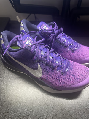 KOBE 8 SYSTEM＋ DS Nike Kobe 8 System Platinum Purple Playoff 2013 555035