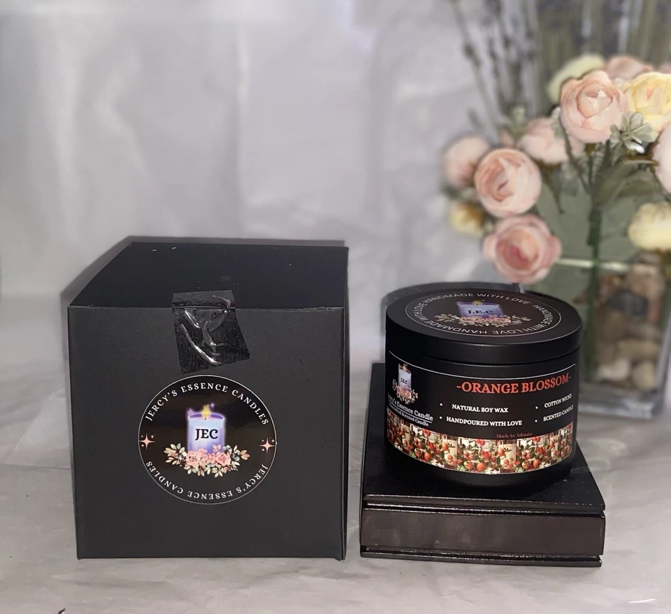 Orange Blossom  + 100% natural Soy Wax + Include 1 Assorted wax melt - Image 3 of 4