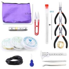 8PCS Stainless Jewelry Making Tools Set Beading Kit for Bracelet Necklace DIY