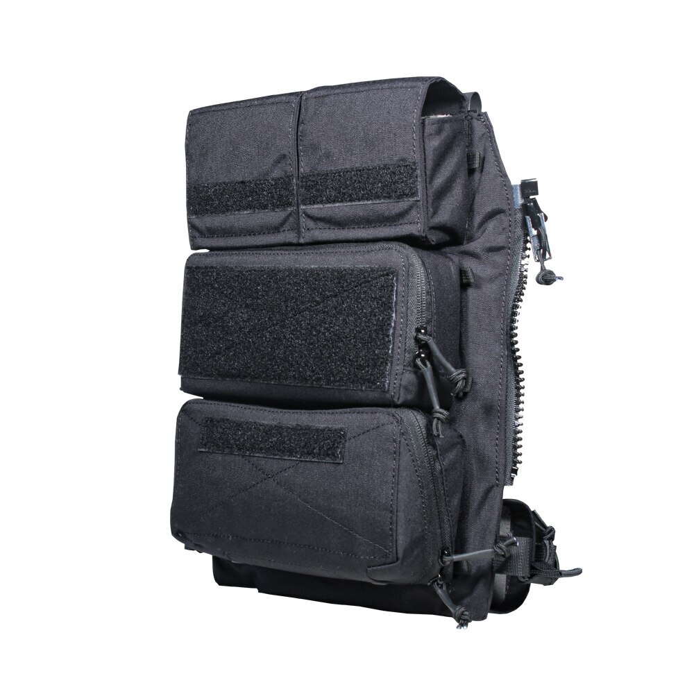Tactical Triple Backplane Package POUCH PACCK ZIP-ON PANEL For CPC
