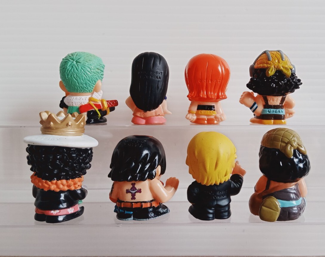 One Piece Finger Puppet Monkey Sanji Zoro Nico Robin Nami Camie