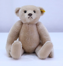 VTG Steiff "1908 Replica" Blonde Mohair Teddy Bear 0157/42 Jointed Germany 16"