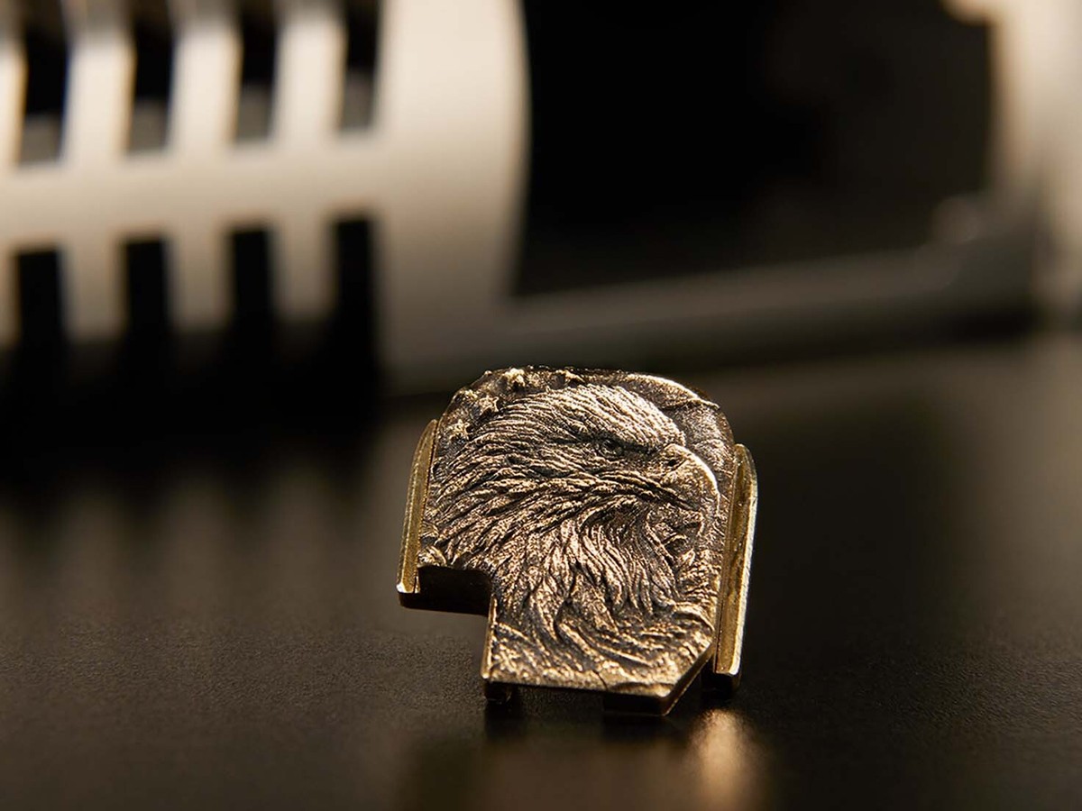 NDZ Sig P365 P365XL X Macro Fuse Brass 3D Slide Cover Back Plate