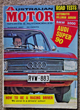 Australian Motor Sports 1967 Aug Torana HB Audi Super 90 BMW 2000 BMW 2000 Fiat