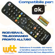 Telecomando universale per OK Tv Decoder Ricevitori Dvd - PRONTO ALL'USO -