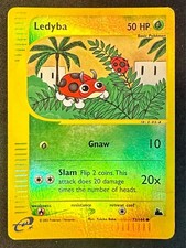Ledyba 73/144 2003 Skyridge Pokemon Card Vintage e-Series WOTC Reverse Holo - Mp on eBay