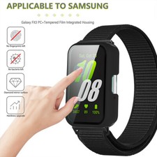 Nylon Band  PC Color Case for Samsung Galaxy FIT3, Sport Fitness Watch Straps