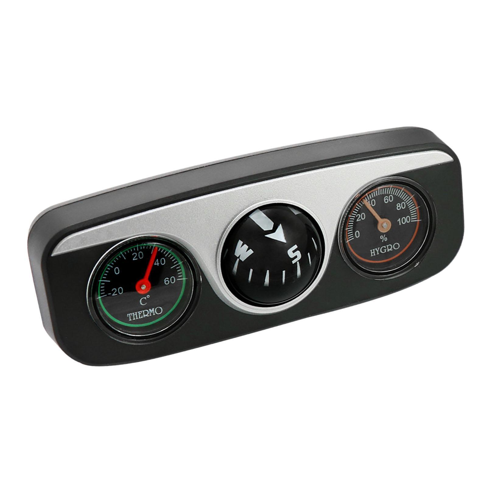 Aramox Auto-Thermometer Digitaluhr - Voltmeter, Hygrometer Mit Wettervorhersage
