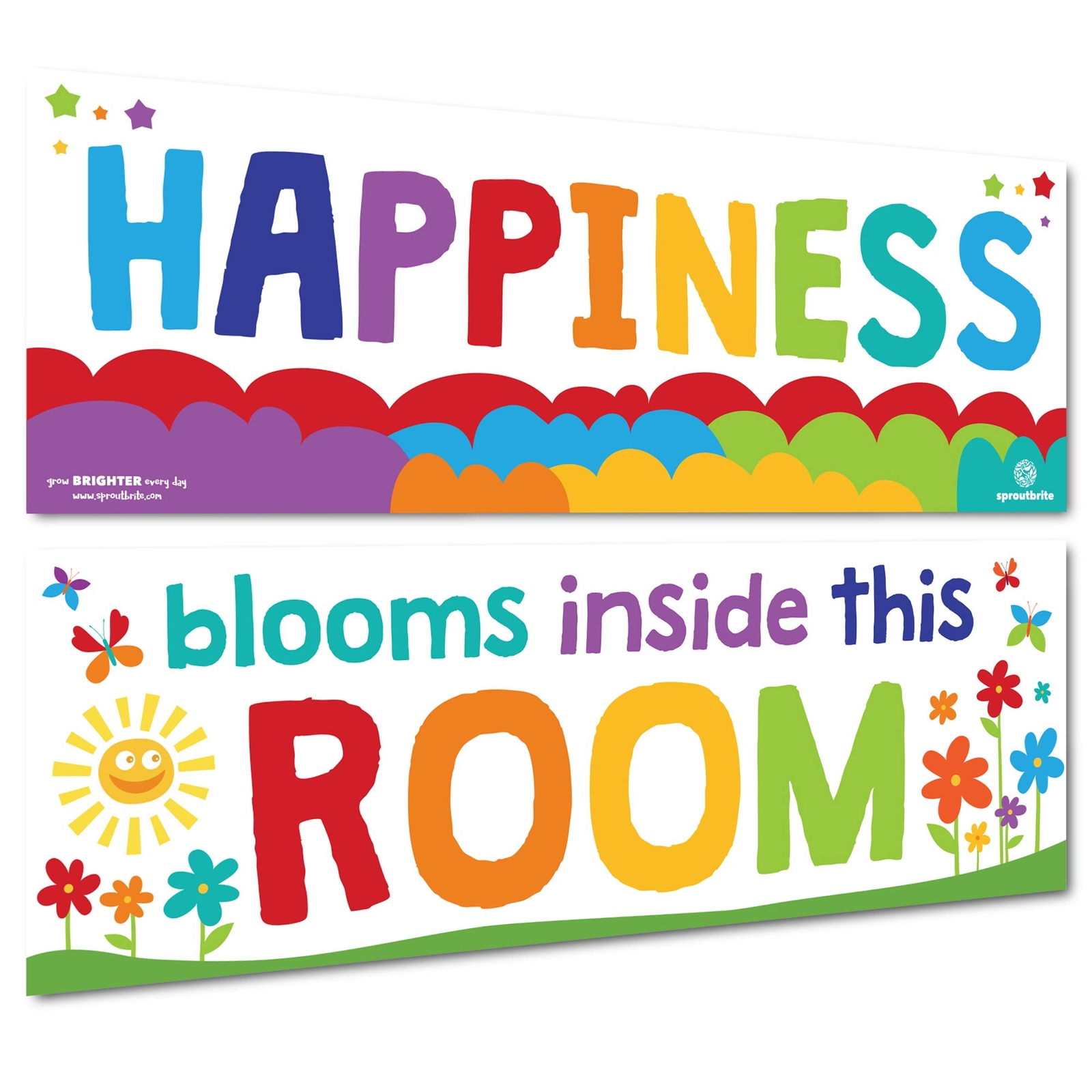 Sproutbrite Classroom Welcome Decorations - Inspirational Posters and Banners...