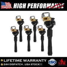 6 PACK HIGH PERFORMANCE IGNITION COILS FOR BMW E46 E39 X5 E36 325 330 328 M3 M5