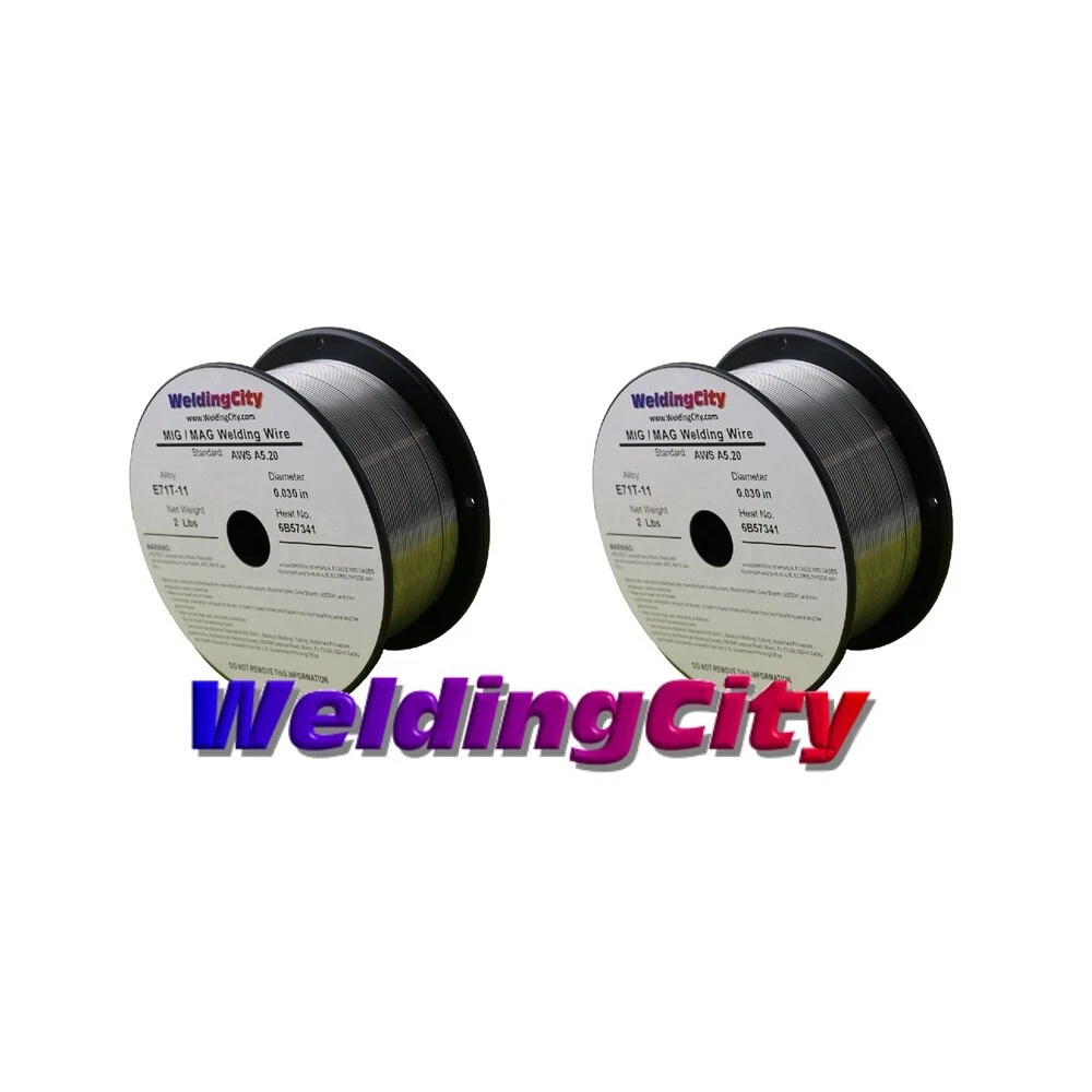 2-Pack, 2 Lb Spools Of .035" E71T-11 Gasless Flux Core Welding Wire
