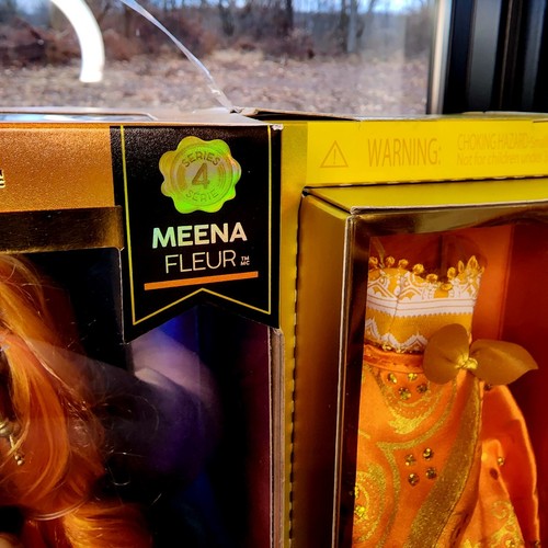 🌟Bambola Alta Moda Arcobaleno🌟 Meena Fleur Arancione Zafferano Oro Vestiti Indiani! - Foto 3 di 5