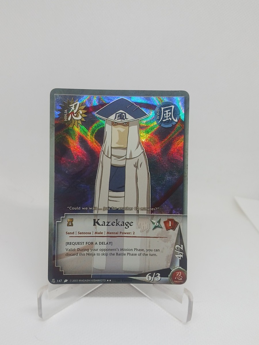 Naruto TCG/CCG Kazekage (Request For A Delay) 1st Edition 2002