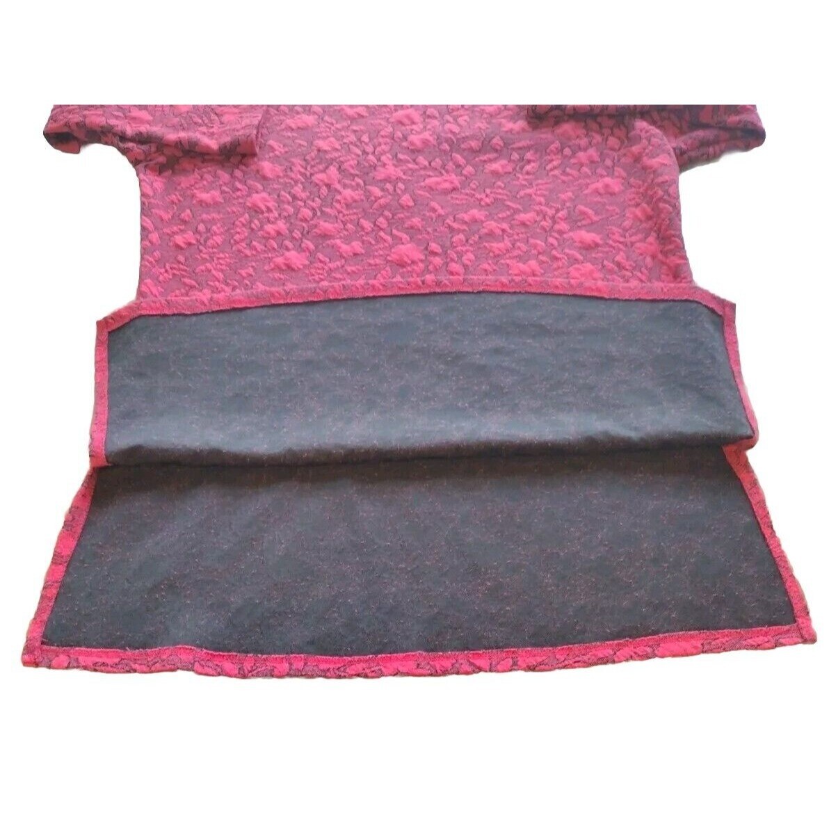 Basic Editions Top Small Knit Stretch Split Seam … - image 7