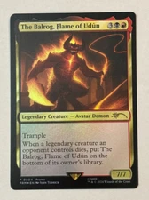 MTG Magic LTR Lord of the Rings PRM Foil The Balrog, Flame of Udun - Promo