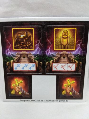 Escape The Curse Of The Temple Promo 2 Queen Games - Picture 2 of 9