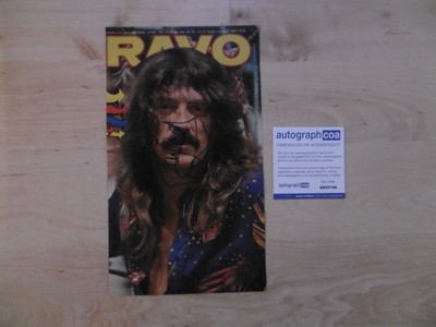 Jon Lord Deep Purple Original Autogramm signed 15x28 cm Magazinbild ACOA