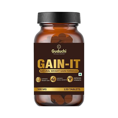 Guduchi the ayurvedism GAIN IT for Fast Weight & Muscle Gain 500mg 120 Tablets