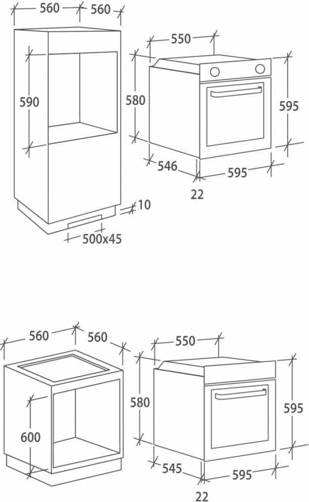 Candy Pop Evo FCP52X 65L, 60cm Forno Multifunzione da Incasso - Inox |  Acquisti Online su eBay