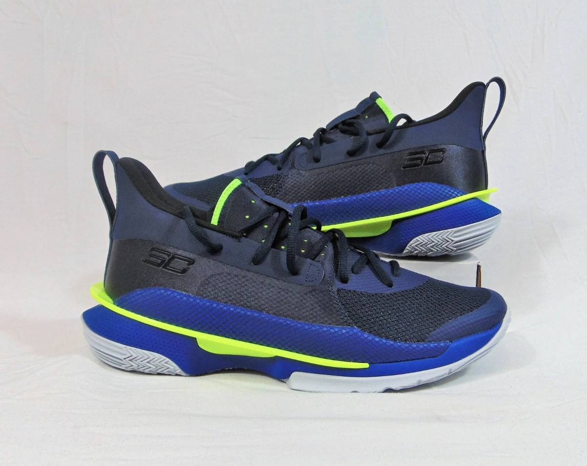 Under Armour SC Curry 7 Dub Nation Blue Basketball Shoes Sz 11 NEW 3021258 405
