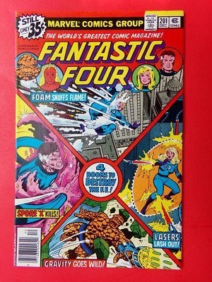 FANTASTIC FOUR #201 Joe Sinnott * Marv Wolfman (VF/NM 9.0) MARVEL COMICS 1978