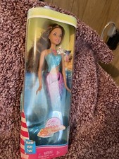 NEW Mattel Barbie A mermaid tale t4232 t4227 brown brunette 2009 Vintage