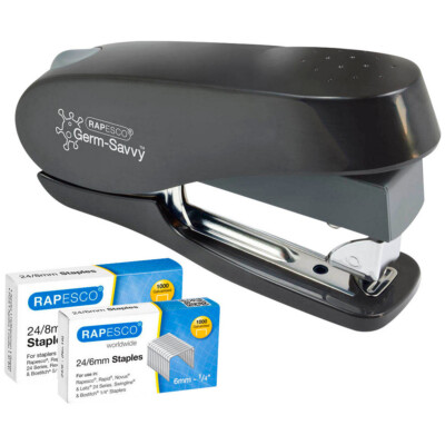 RAPESCO  1466 Heftgerät Germ-Savvy ECO Luna Less Effort schwarz