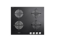DE Longhi SLF4R60LN2 Einbau Gas Kochfeld 4 Brenner Griglie Emaille Schwarz