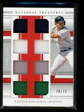 2020 National Treasures Xander Bogaerts Game Gear Materials Eights /72 #GGMS-XB