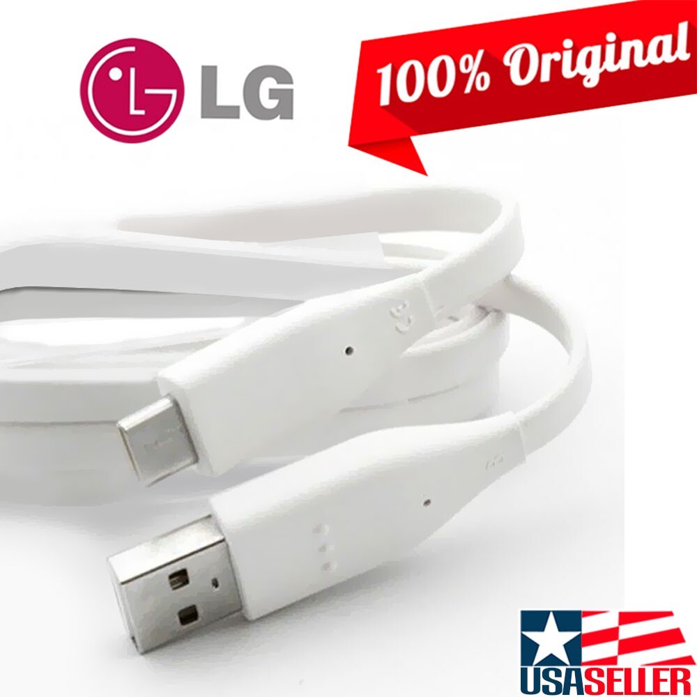 Original LG Flat USB to Type-C Data Cable for LG V60/V50/V40/V35