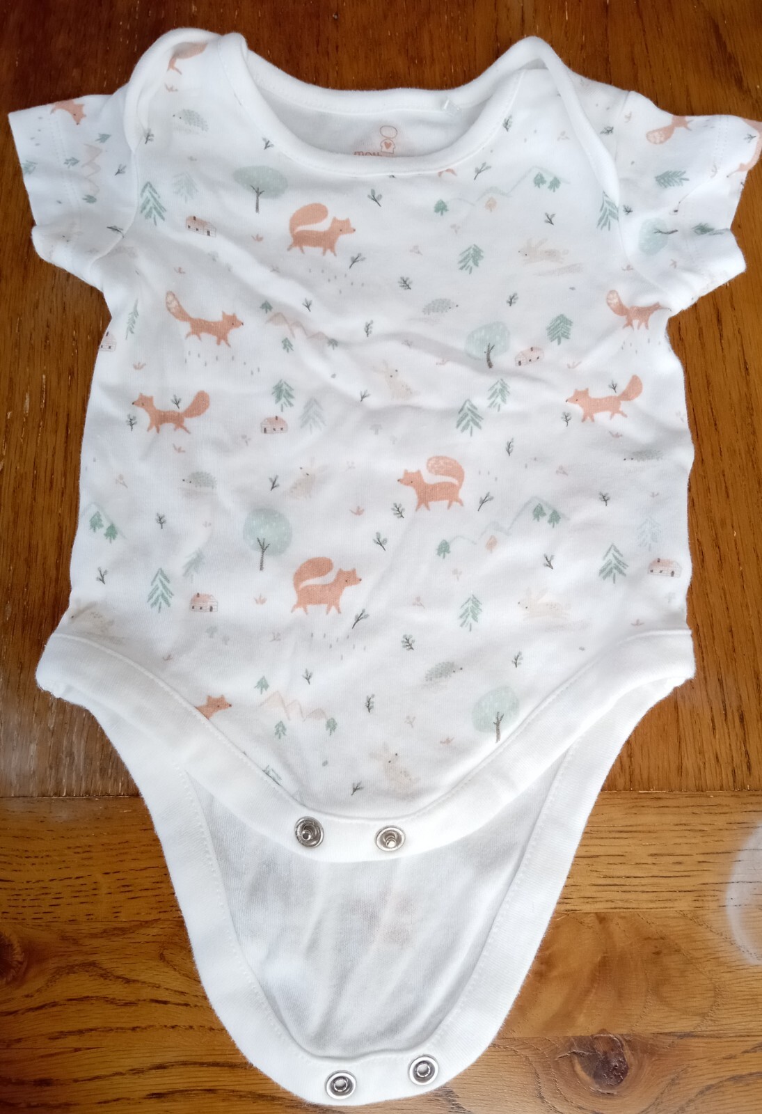 Mothercare 3 Part Set: Sleepsuit, Bodysuit, T Shirt  0-1  Month VGC,,