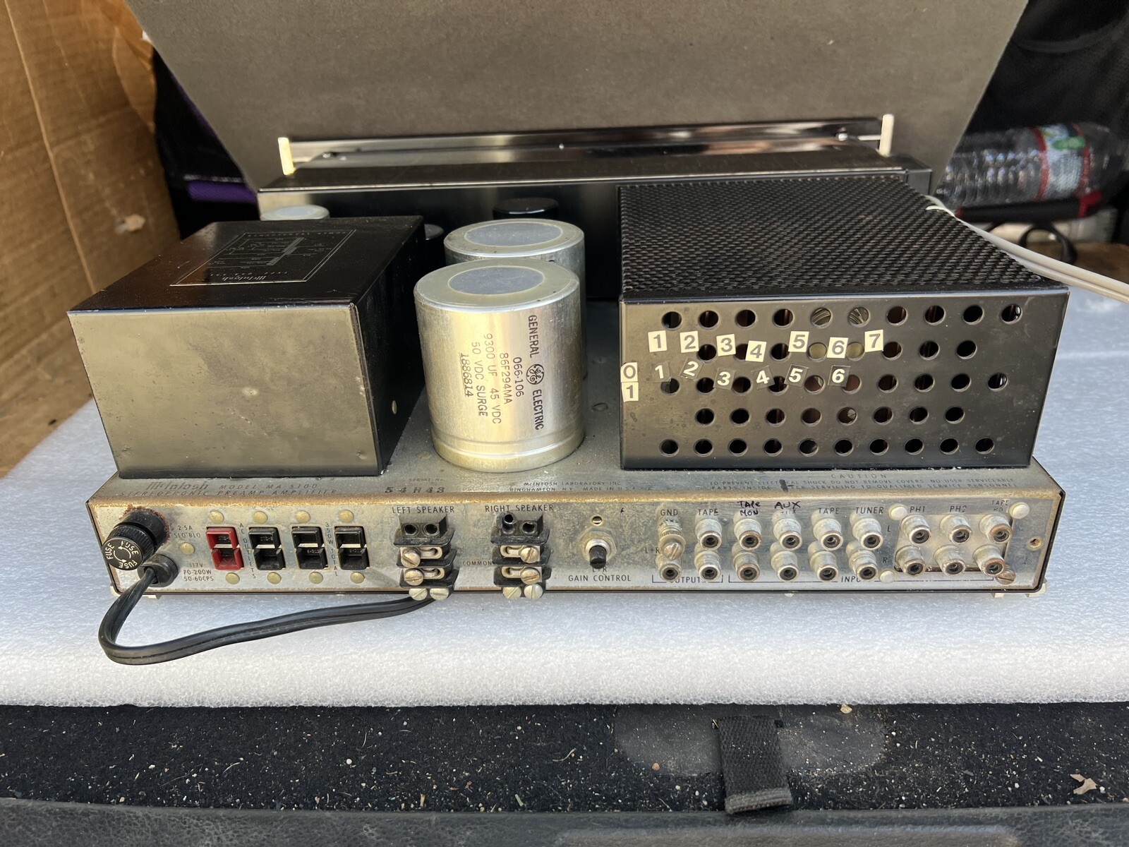 MCINTOSH MA5100 PREAMPAMPLIFIER eBay