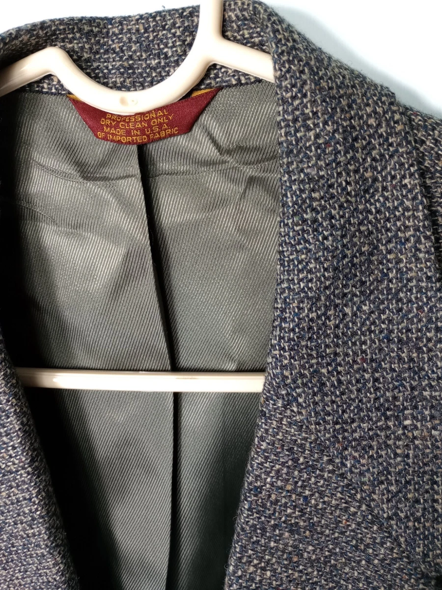 Corbin LTD Dillard s Chest 47 2 Button Green Brown Grey Tweed