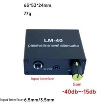 Audio Passive Attenuator Line Output Signal Speaker Mic High Low level Converter