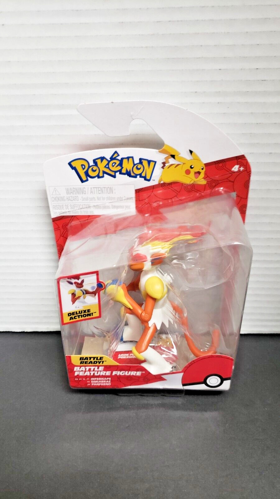 Infernape figure Pokemon 4" 2023 Battle Ready battle ready NIB New in Box