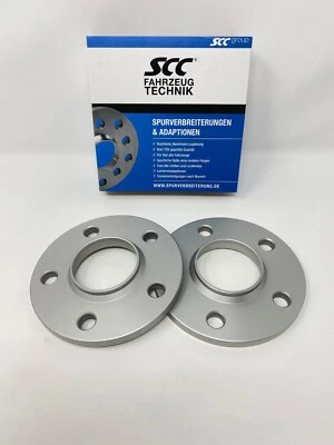 20mm 2x10mm SCC Spurplatten Spurverbreiterungen für Audi 5x112 66,6 - Bild 1 von 4