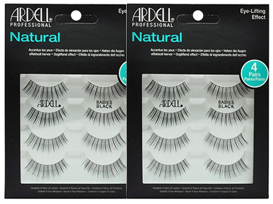 8 Pairs ARDELL #Babies Natural Multipack False Eyelashes Fake Eye Lashes - Image 1 of 1