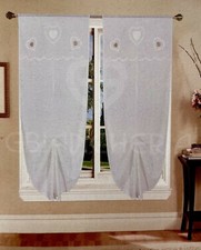 Coppia Tende a Pacchetto Regolabili a Vetro ESTER per Finestra e Portafinestra