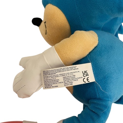 Sega Sonic The Hedgehog 2020 Plush Stuffed Toy 17" Inches - Picture 8 of 8
