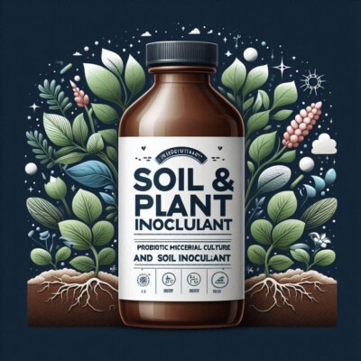 Organic Microbial Inoculant for Plants & Soil   Much Better Than EM-1   2L/64 oz
