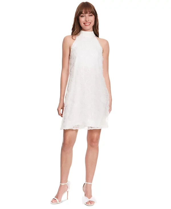 ivy + blu Women's Soutache A-Line Halter Dress, White, SIZE-4 | eBay ivy + blu Women's Soutache A-Line Halter Dress, White, SIZE-4 | eBay
