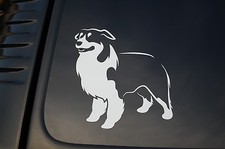 Australian Shepherd Dog Vinyl Sticker Decal Choose Size and Color Aussie V179 