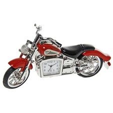 Shudehill Giftware Red Classic Motorbike Techno Clock