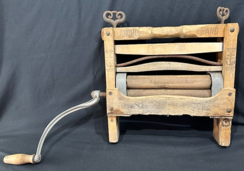Vintage Antique Anchor Brand Hand Crank Wringer By Lovell Manufacturing Erie Pa.